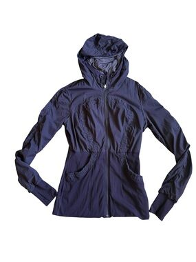 lululemon athletica purple Hooded reversible Jacket